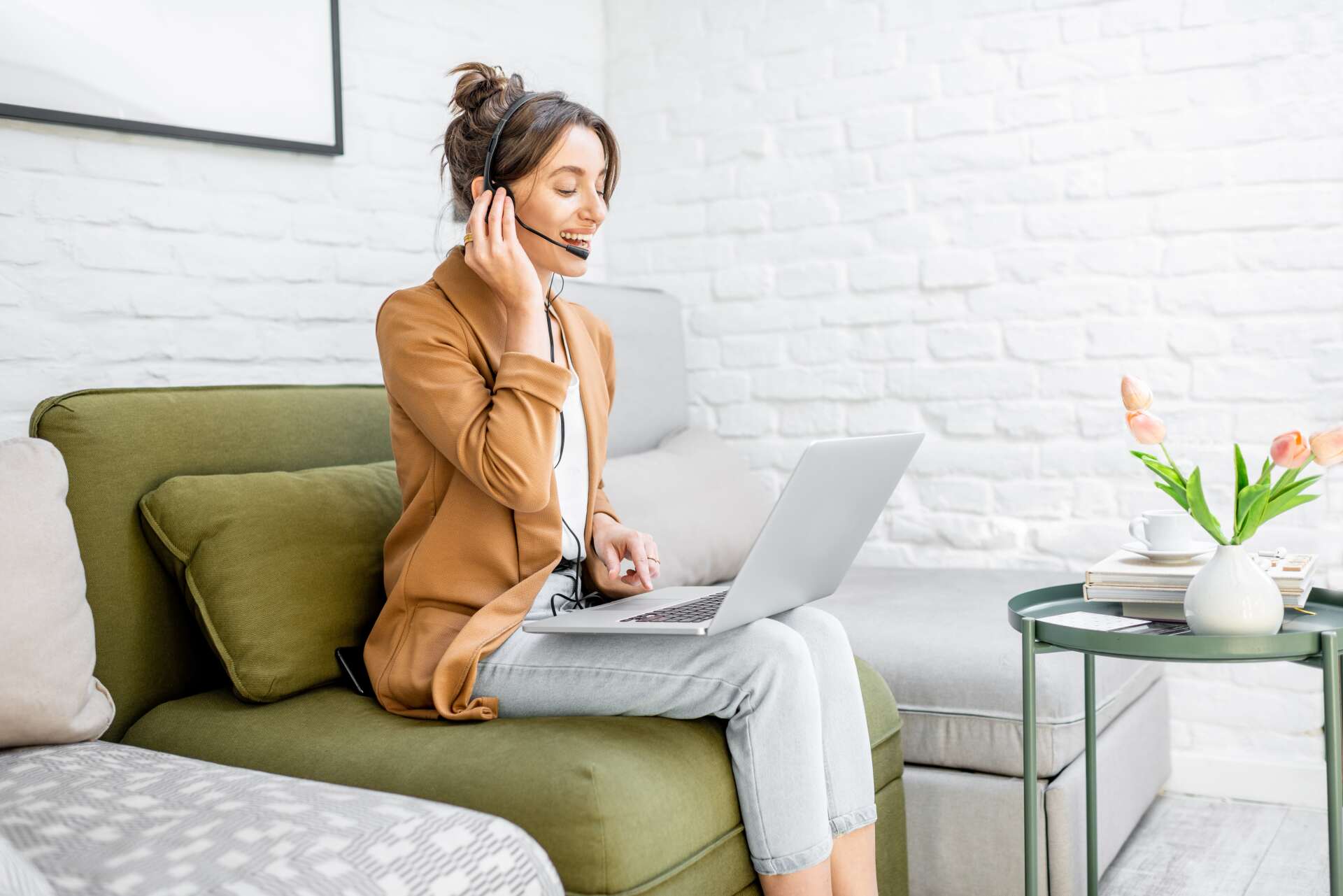 Woman-working-online-from-home